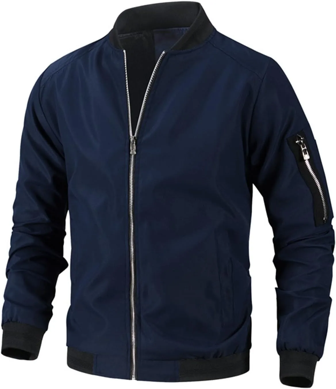 Men’S Jacket – Casual Lightweight Water Resistant Microfiber Windbreaker Golf Coat Mens Clothes Mens Jackets