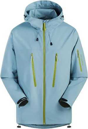 Mens Lightweight Jackets Water Resistant Windproof Jacket Winter Adjustable Couple's Hiking Clothes for Skiing