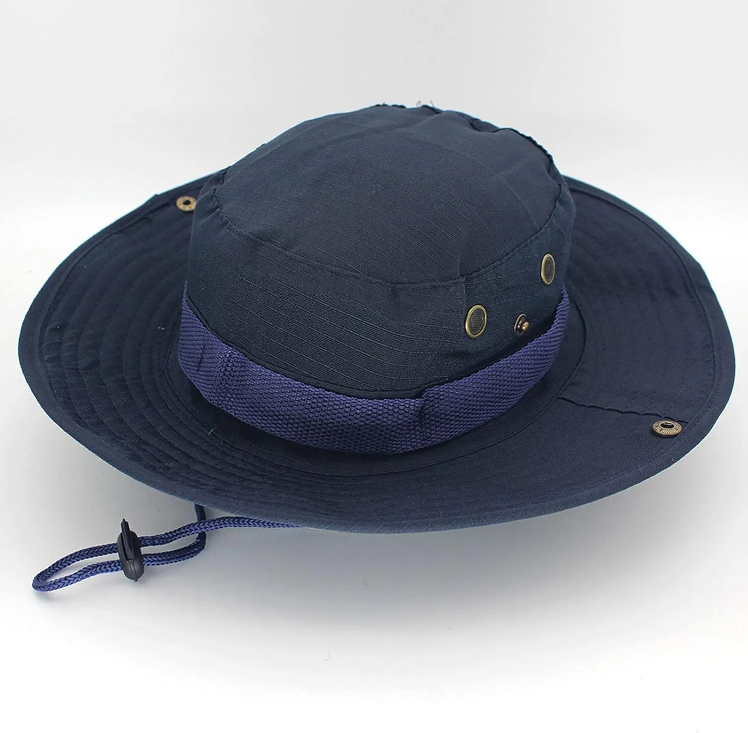 Mens Wide Brim Sun Hat Outdoor Safari Bucket Hats UV Protection Hiking Fishing Hat Travel Camping Flap Hats for Men