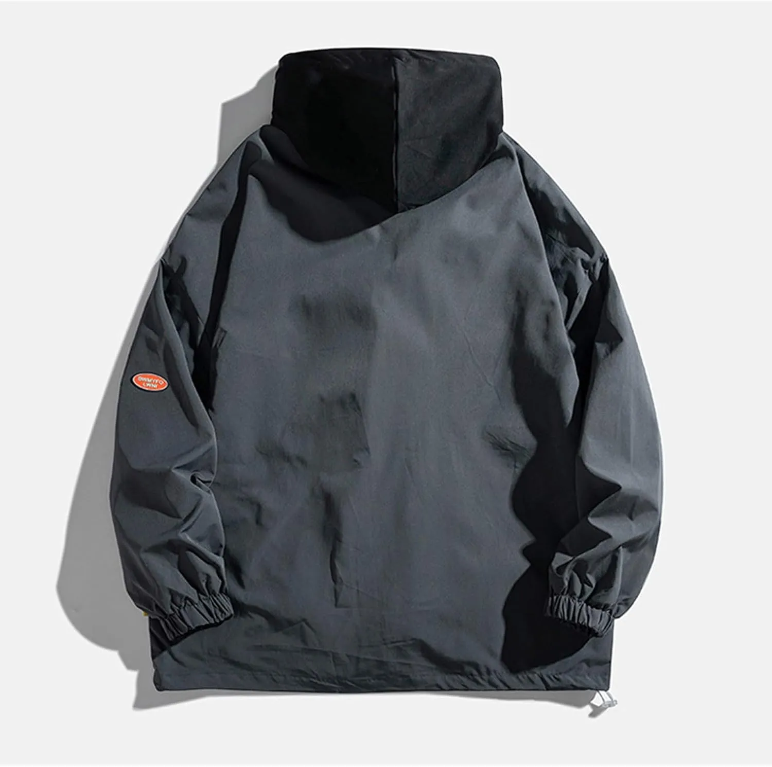 Mens Windbreaker Jackets Lightweight with Hooded Jackets Casual Stylish Cycling Travel Outdoor Fishing with Pockets