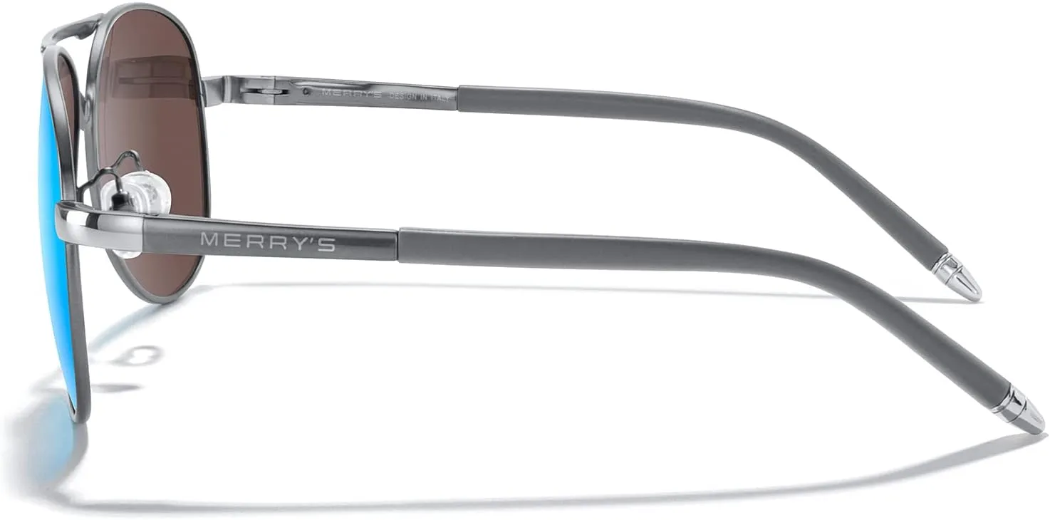 MERRY'S Aviator Sunglasses For Men Women Polarized Driving Sun glasses UV400 Protection S8513
