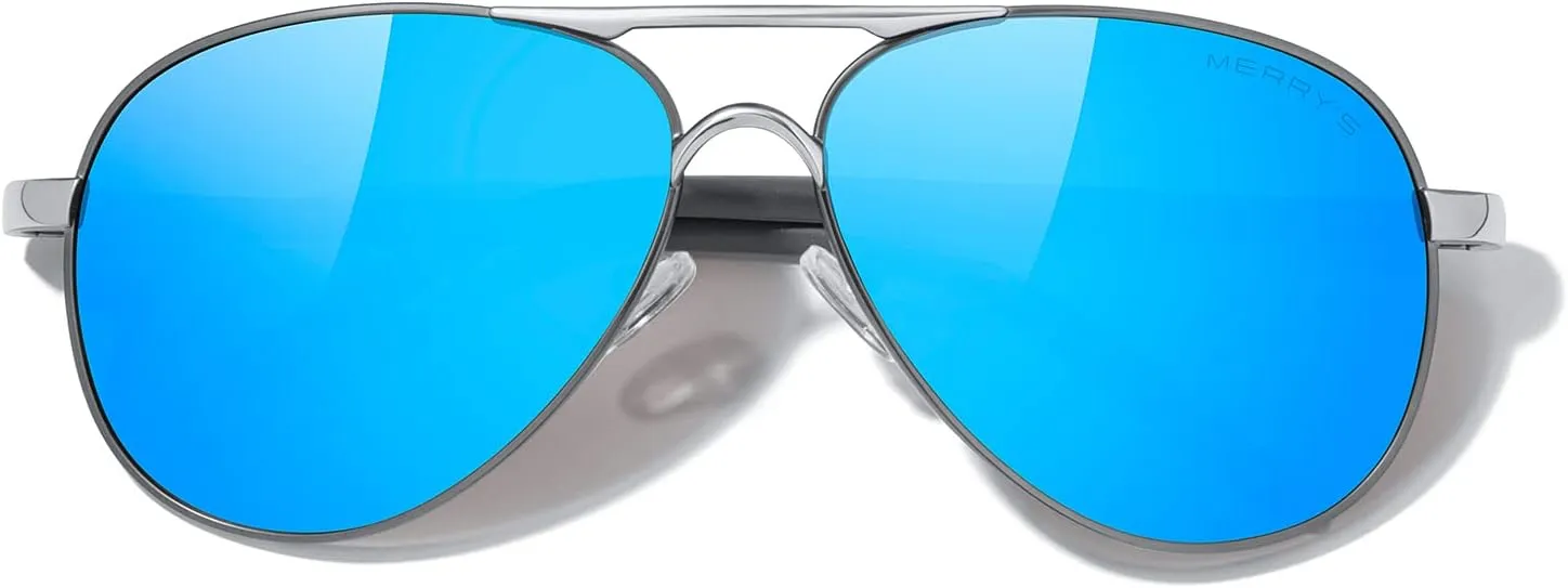MERRY'S Aviator Sunglasses For Men Women Polarized Driving Sun glasses UV400 Protection S8513