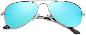 NIDOVIX Kids Polarized Aviator Sunglasses for Girls Boys Cool Toddler Sunglasses Age 2-9 100% UV Protection