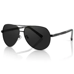 Olwen XXL Aviator Sunglasses For Large Heads (Polarized), Extra Large, Big and Tall, XL   Free Hard Case