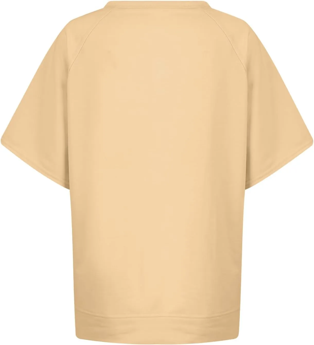 Oversized T Shirts for Women Crewneck Short Sleeve Casual Summer Tunic Tops Trendy Solid Loose Fit High Low Blouses