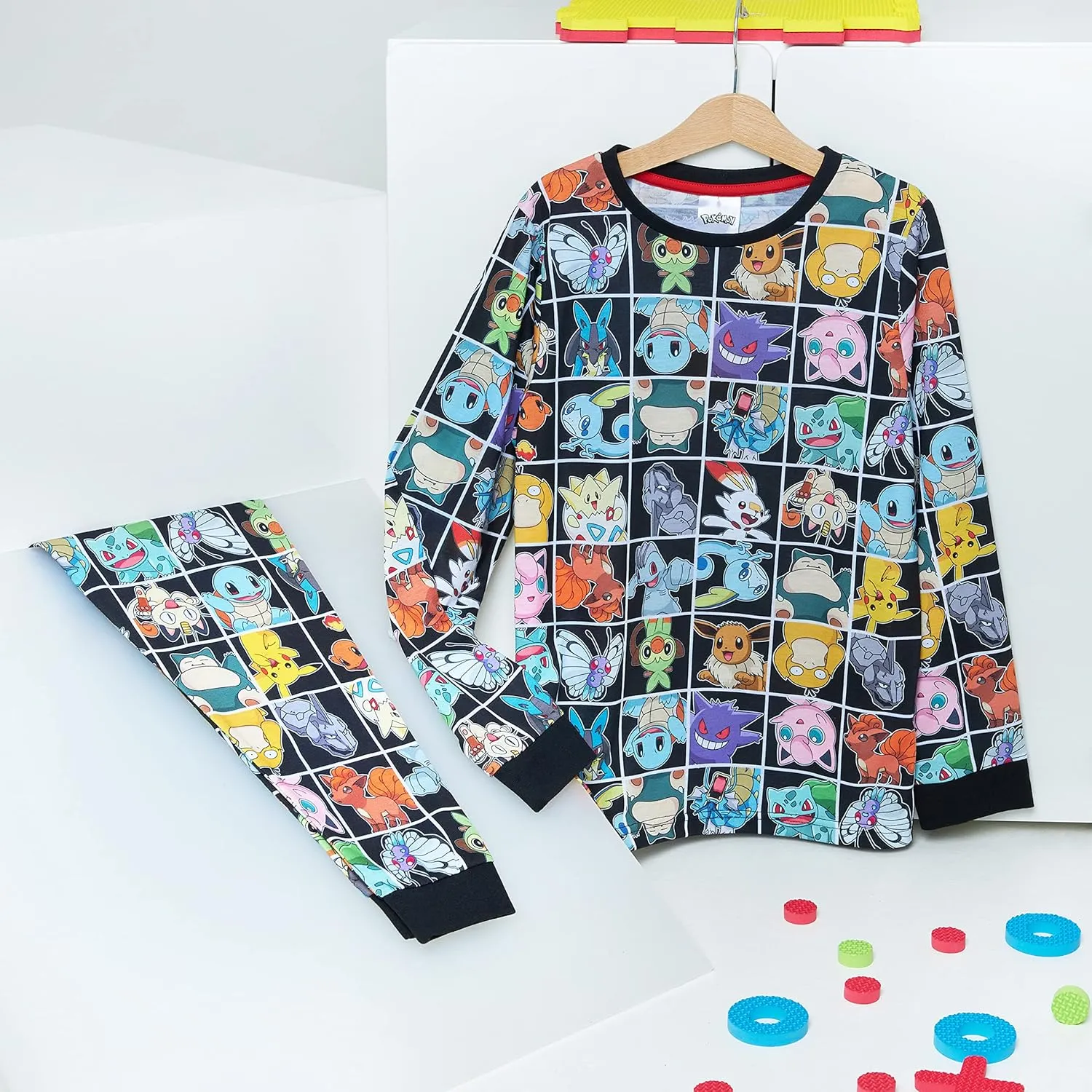 Pokemon T Shirt & Shorts Set for Boys Teens 2 Piece Anime Lounge Set Outfit