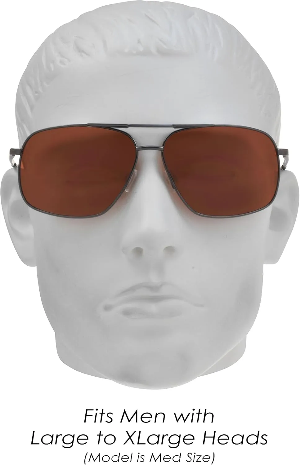 proSPORT Aviator Big & Tall Sunglass Mens Oversize Extra Large & Wide Fit Polarized Available