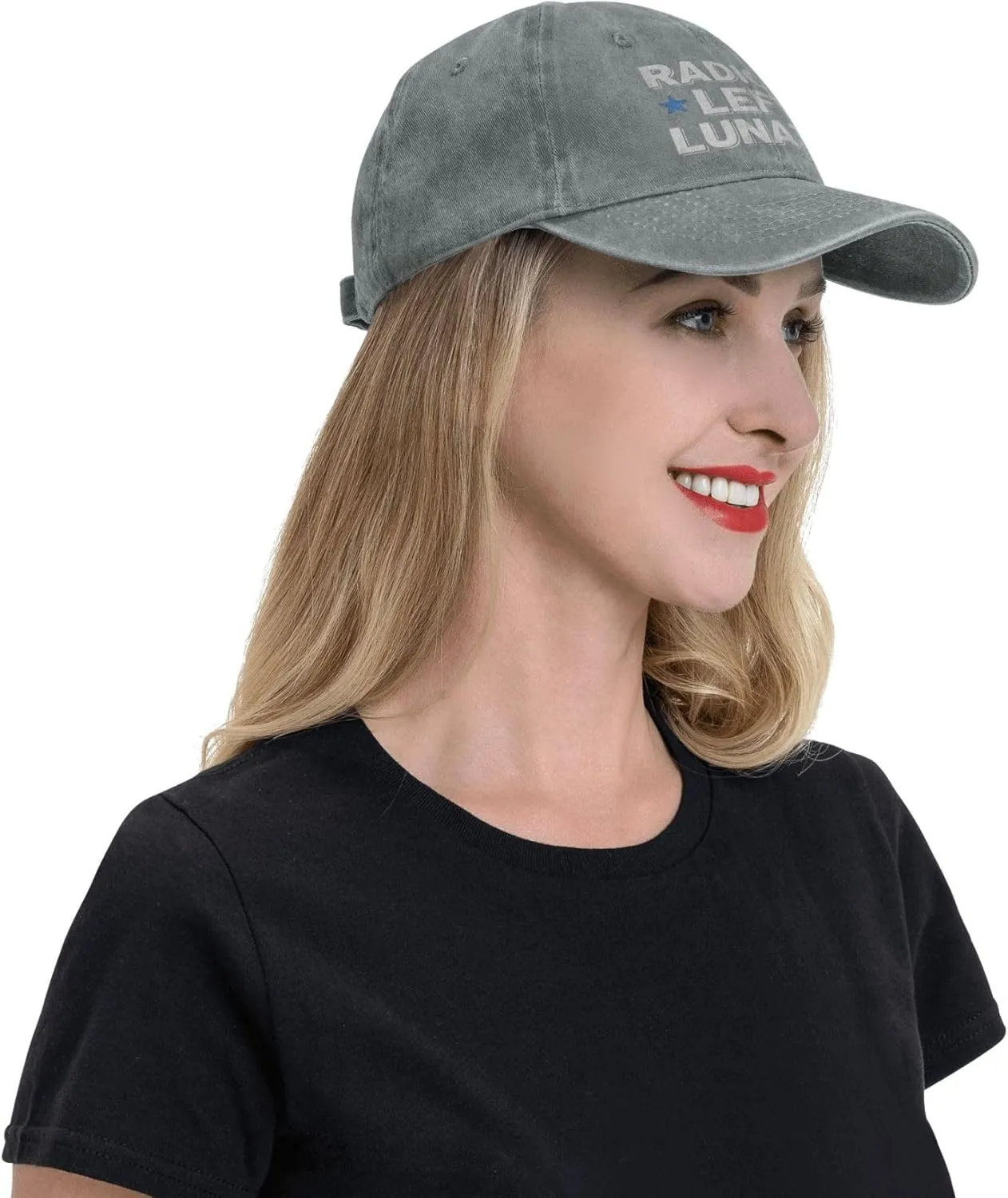 Radical Left Lunatic Hat for Men Black Women Funny Gag Trucker Hats for Girls Dirty