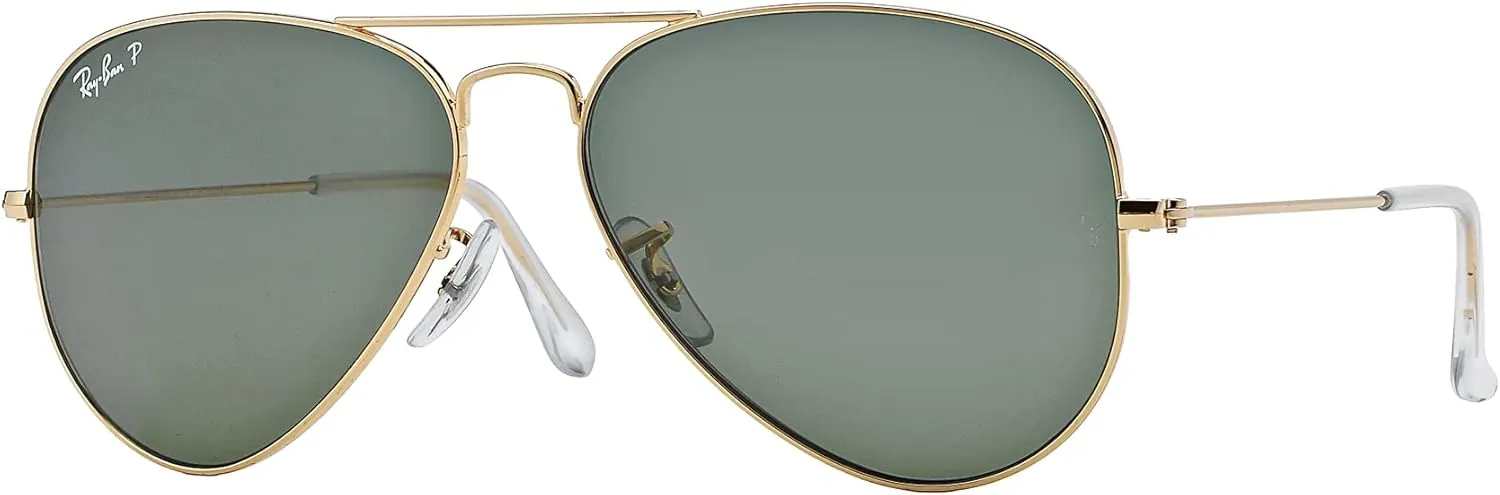 Ray-Ban RB3025 Metal Aviator Sunglasses   Vision Group Accessories Bundle