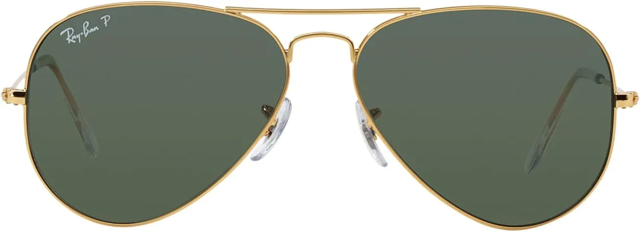 Ray-Ban RB3025 Metal Aviator Sunglasses   Vision Group Accessories Bundle
