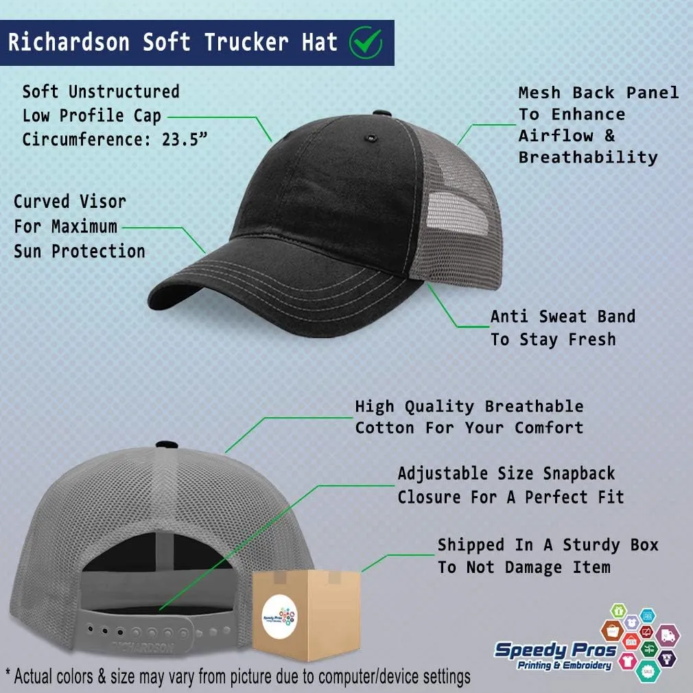 Richardson Trucker Mesh Hat Alaska The Last Frontier Cotton Dad Hats for Men & Women