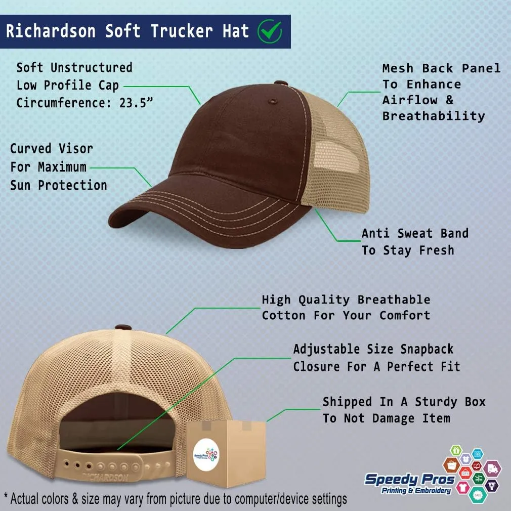 Richardson Trucker Mesh Hat Alaska The Last Frontier Cotton Dad Hats for Men & Women