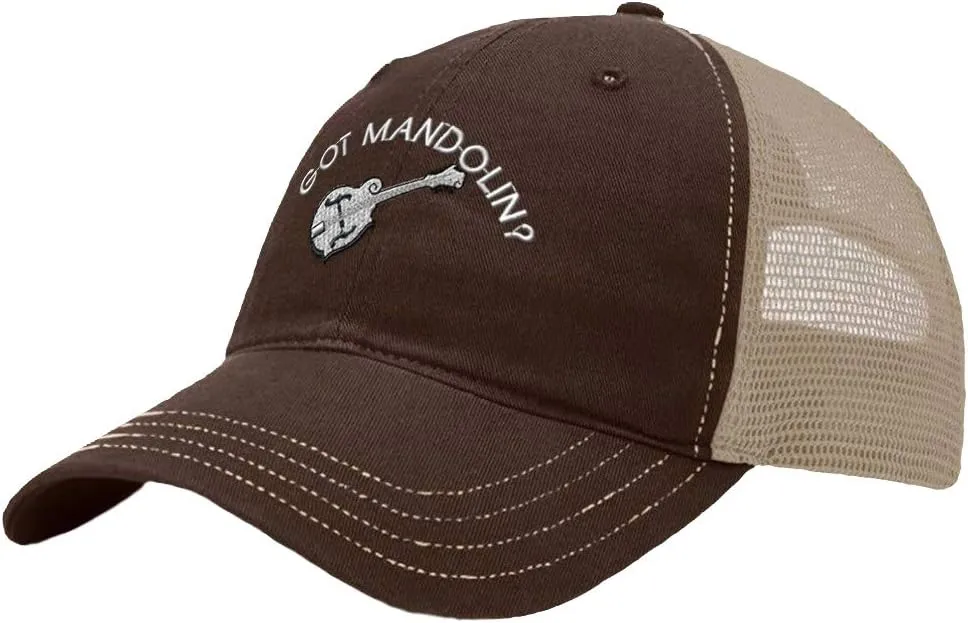 Richardson Trucker Mesh Hat Got Mandolin Embroidery Dad for Men & Women Snapback