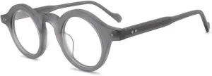 Round Glasses Frame Men Ladies Casual Rivet Spectacles