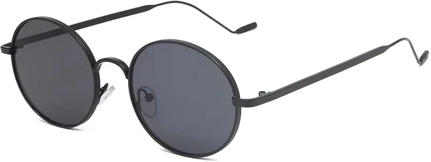 Round Steam Punk Vintage Sunglasses Men Women Fashion Uv400 Vintage