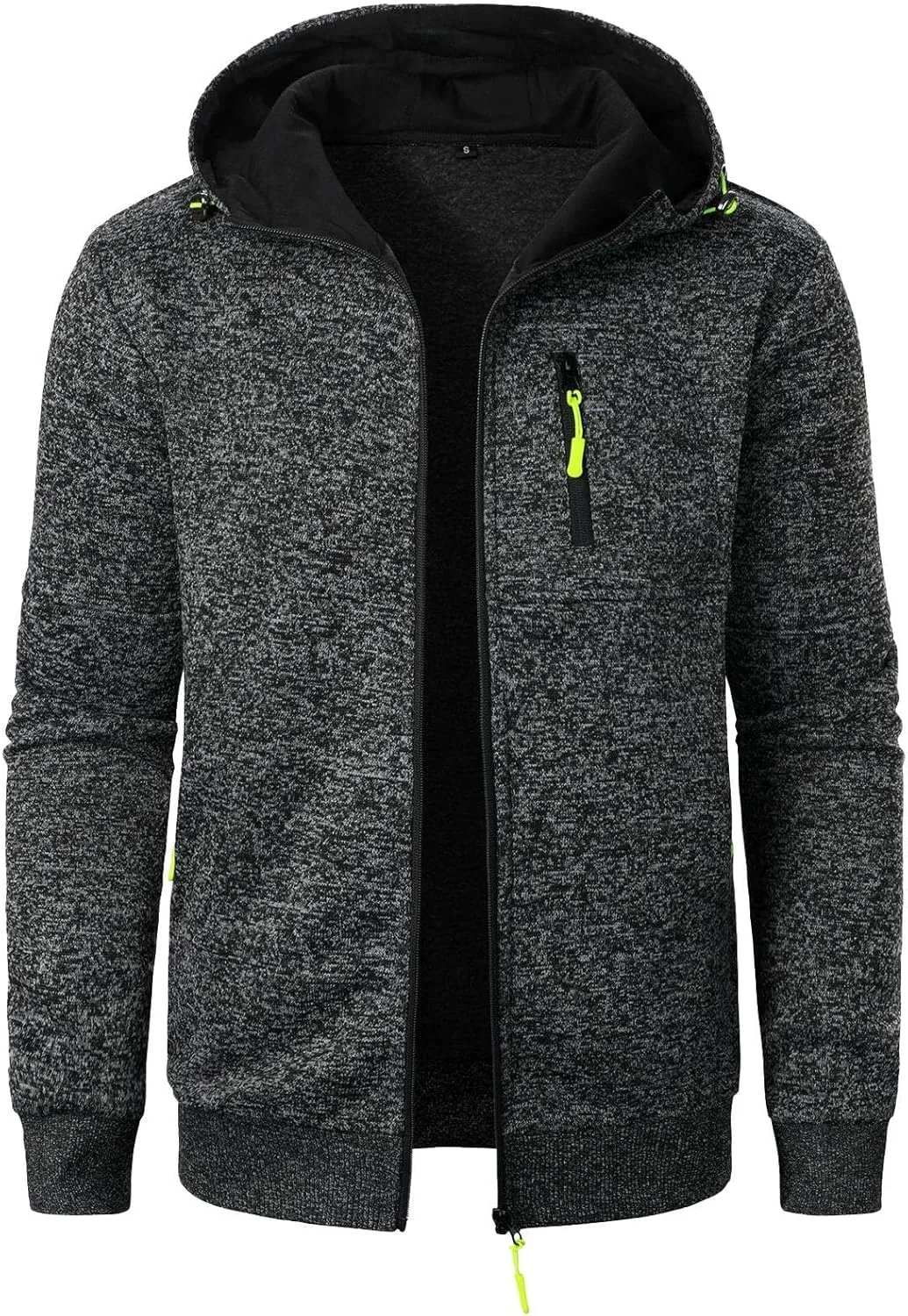 RTTUIOP Men'S Fashion Hoodies & Sweatshirts Warm Winter Jackets Zip Up Long Sleeve Casual Plain Lightweight Work Jackets