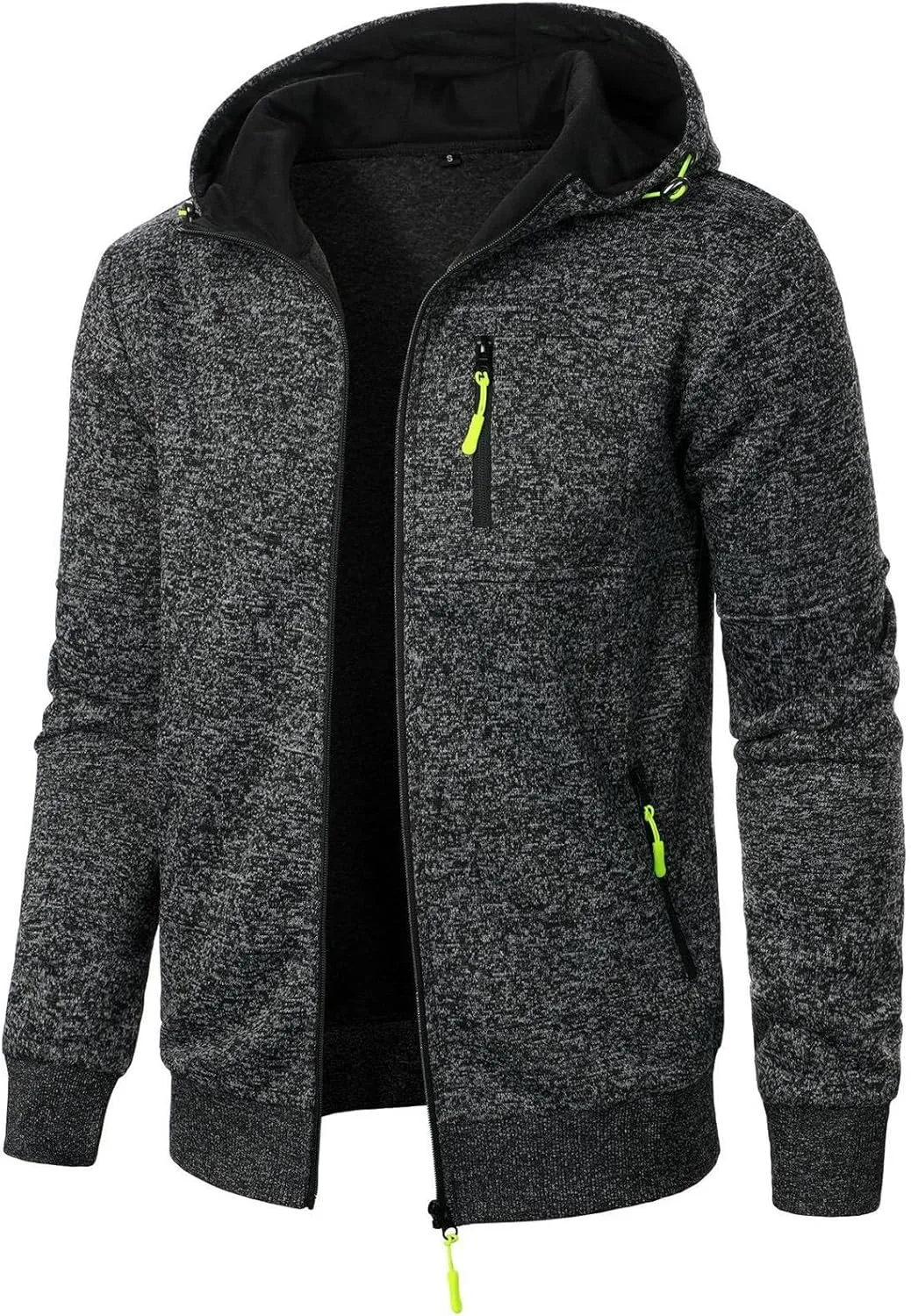 RTTUIOP Men'S Fashion Hoodies & Sweatshirts Warm Winter Jackets Zip Up Long Sleeve Casual Plain Lightweight Work Jackets