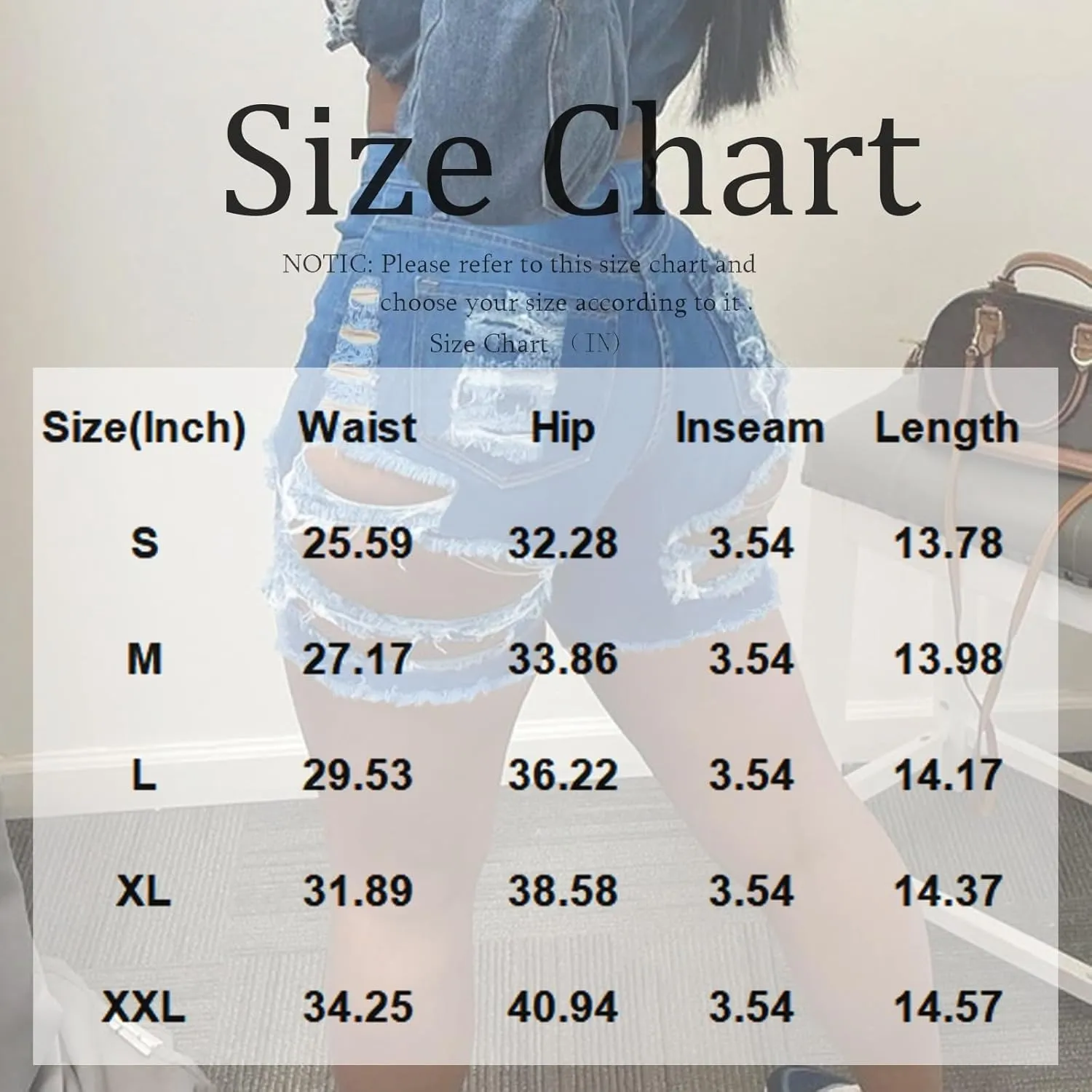 Sexy Womens Denim Shorts Stretchy Summer Frayed Raw Hem Ripped Jean Shorts Trendy Party Skinny High Rise Short Jeans