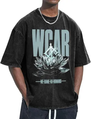 Shirt Men's Oversized T-Shirts Summer Casual Short Sleeved Basic Tops Graphic Tee
