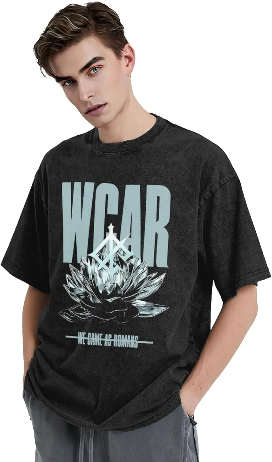 Shirt Men's Oversized T-Shirts Summer Casual Short Sleeved Basic Tops Graphic Tee