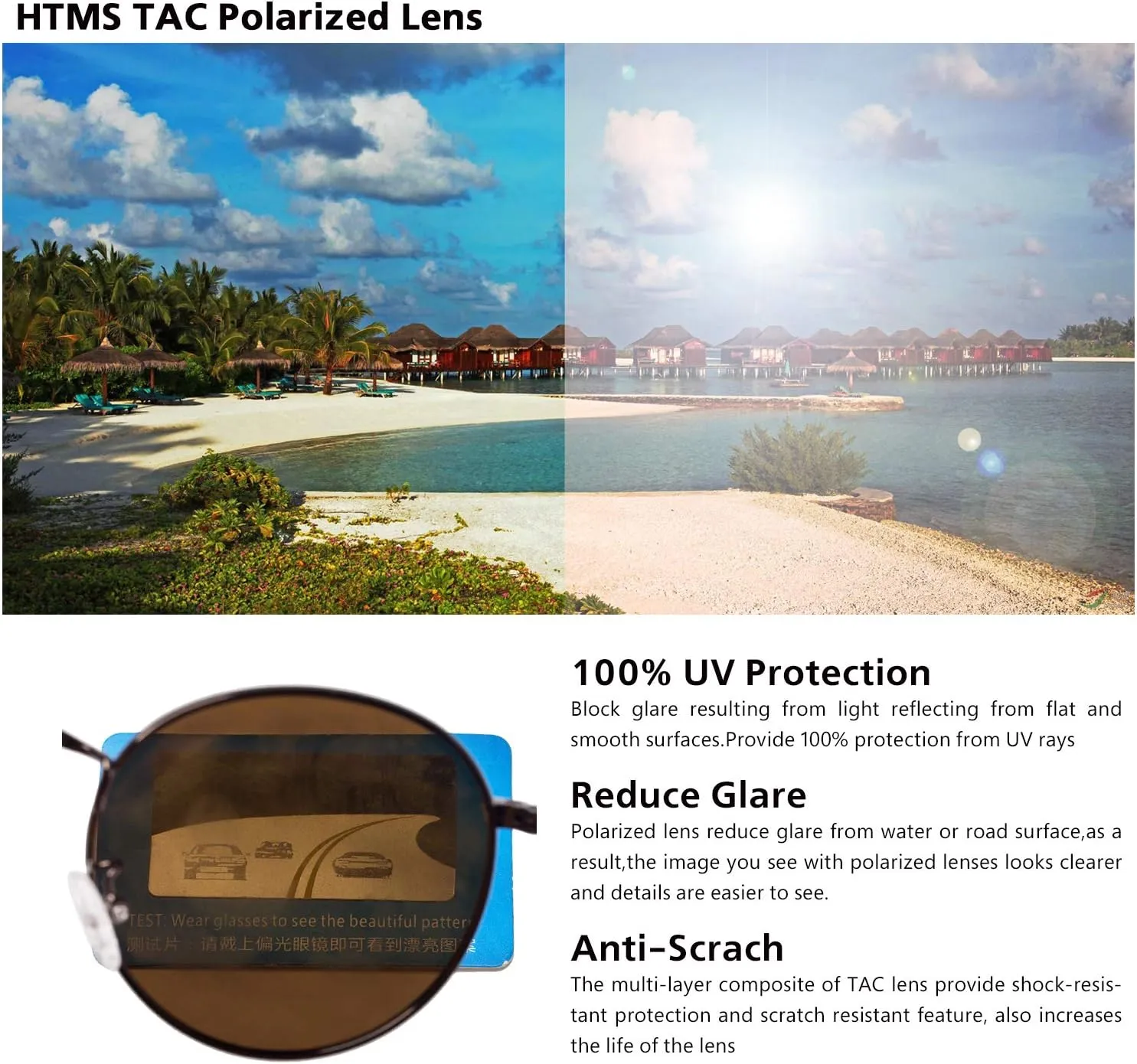 Small Round Polarized Sunglasses Retro Men Women Mirrored Lens Metal Frame Circle Sun Glasses Shades