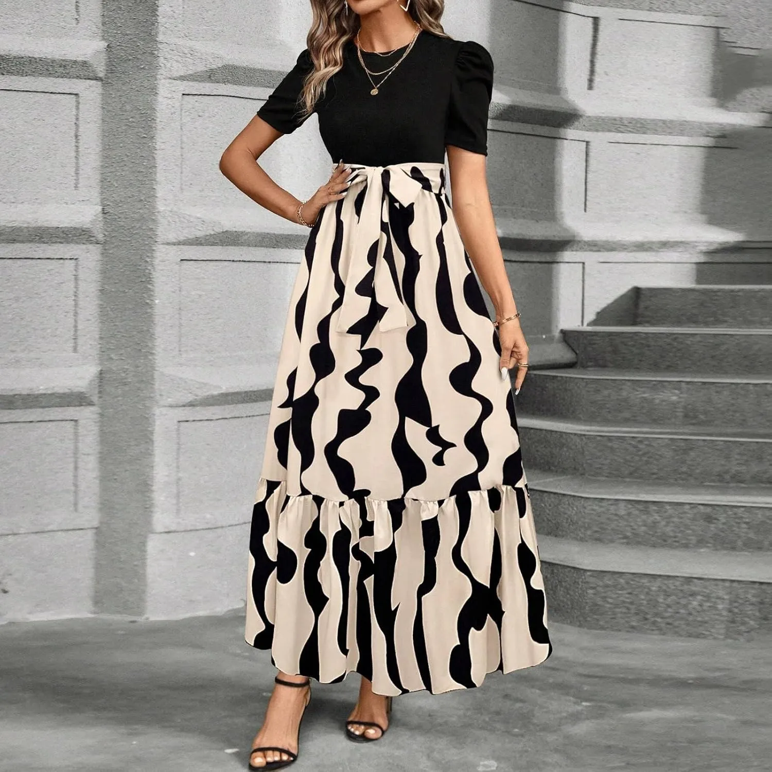 Spring Dresses for Women 2025,Summer Dress for Women A Line Wedding Guest Womens Easter Dresses Plus Size Formal