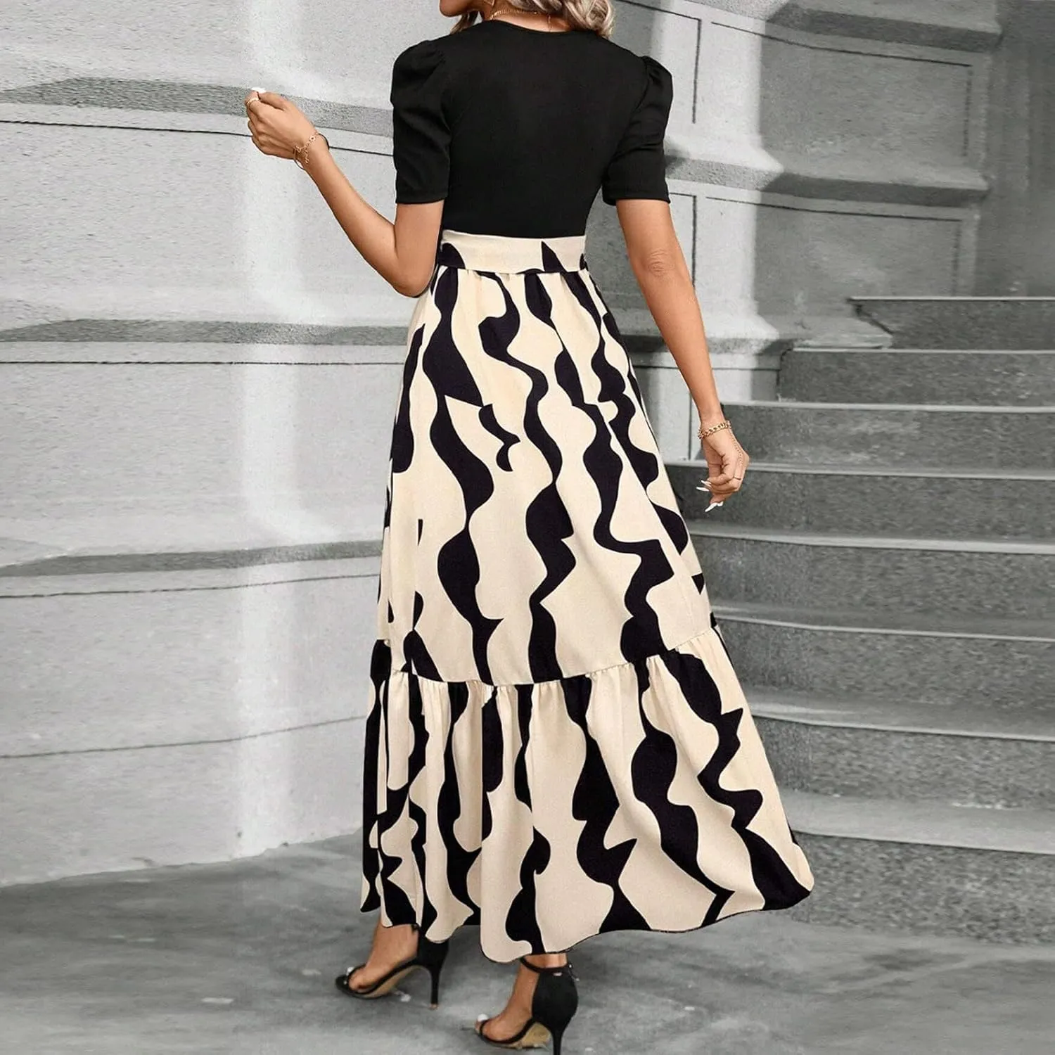 Spring Dresses for Women 2025,Summer Dress for Women A Line Wedding Guest Womens Easter Dresses Plus Size Formal
