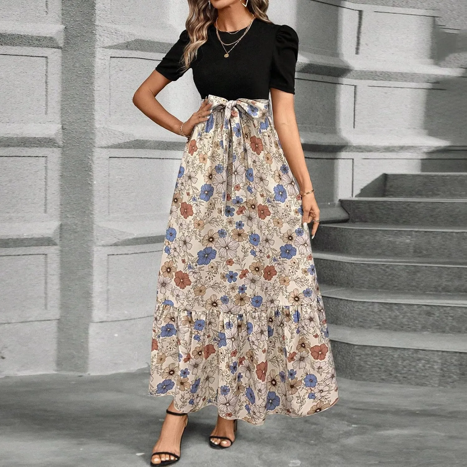 Spring Dresses for Women,Summer Dress for Women 2025 Plus Size Formal Wedding Guest A Line Womens Easter Dresses