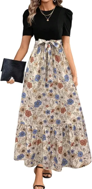 Spring Dresses for Women,Summer Dress for Women 2025 Plus Size Formal Wedding Guest A Line Womens Easter Dresses