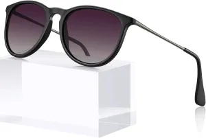 STGATN Vintage Round Sunglasses for Women Polarized UV Protection, Trendy Retro Designer Style ST028