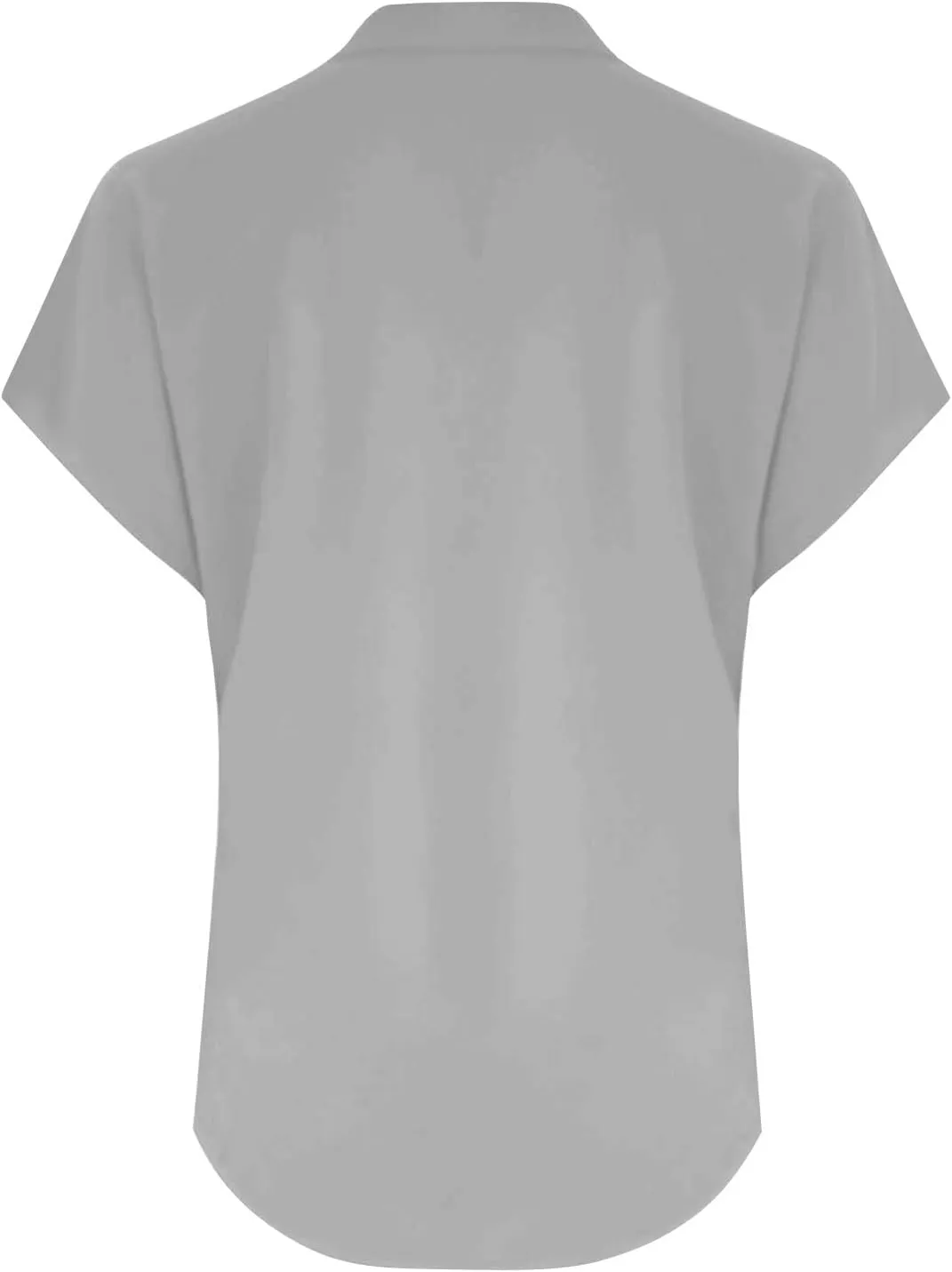 Summer Cotton Linen Tshirt for Women Casual V Neck Button Short Sleeve Tees 2025 Trendy Vacation Loose Fit Tunic Tops