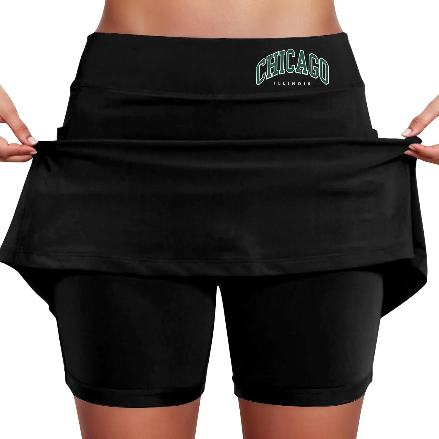 Tennis Skirts for Women with Shorts Casual Workout A Line Athletic Golf Skort High Waist Running Skorts with Pockets