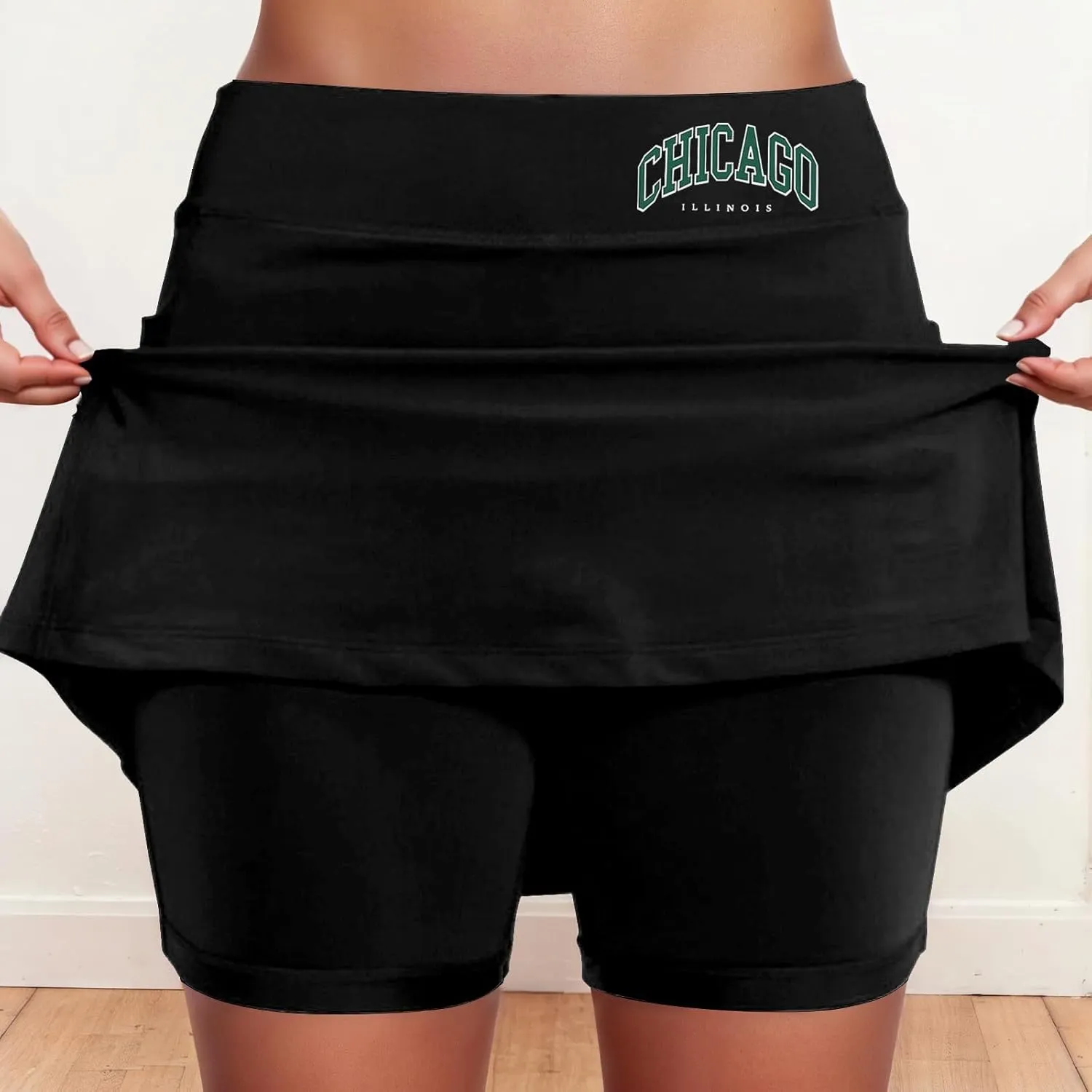 Tennis Skirts for Women with Shorts Casual Workout A Line Athletic Golf Skort High Waist Running Skorts with Pockets