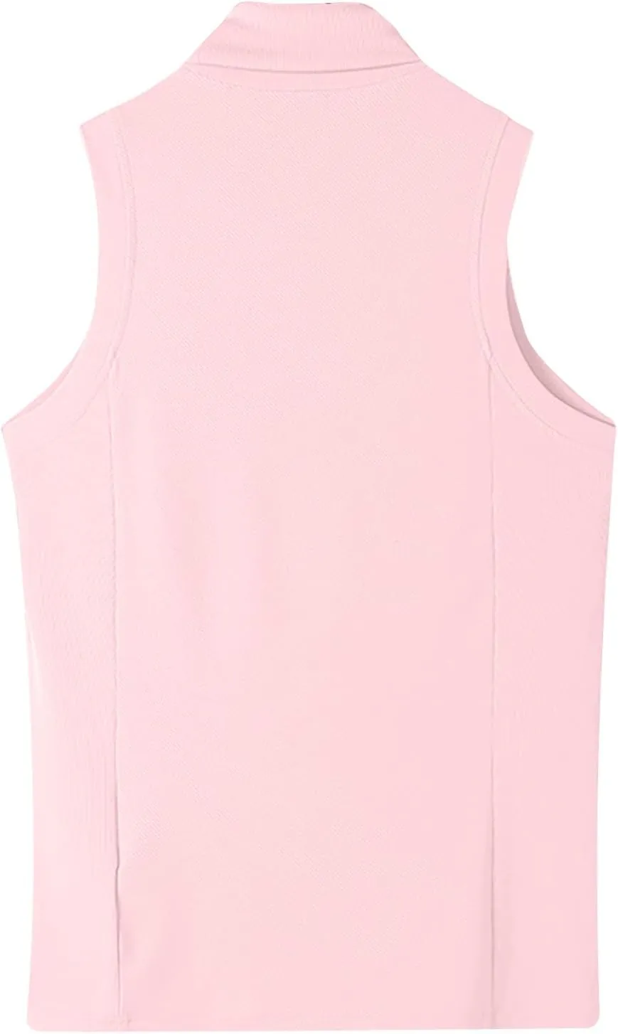 Uillui Mens Tank Tops Mock Turtleneck Sweater Casual Basic Pullover Sleeveless Fitted Gym Workout Muscle Tank Top Undershirt