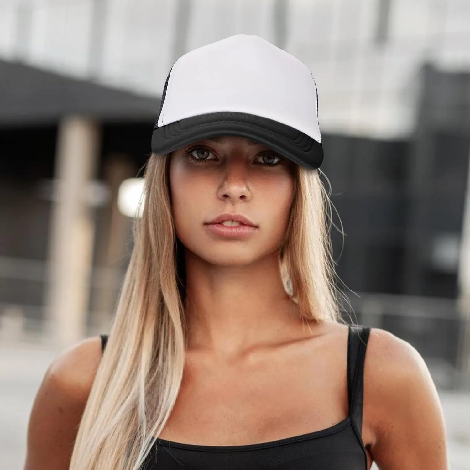 Ultrafun 10 Pack Trucker Hat Mesh Sublimation Blank Hats Adjustable Baseball Caps Hats for Men Women