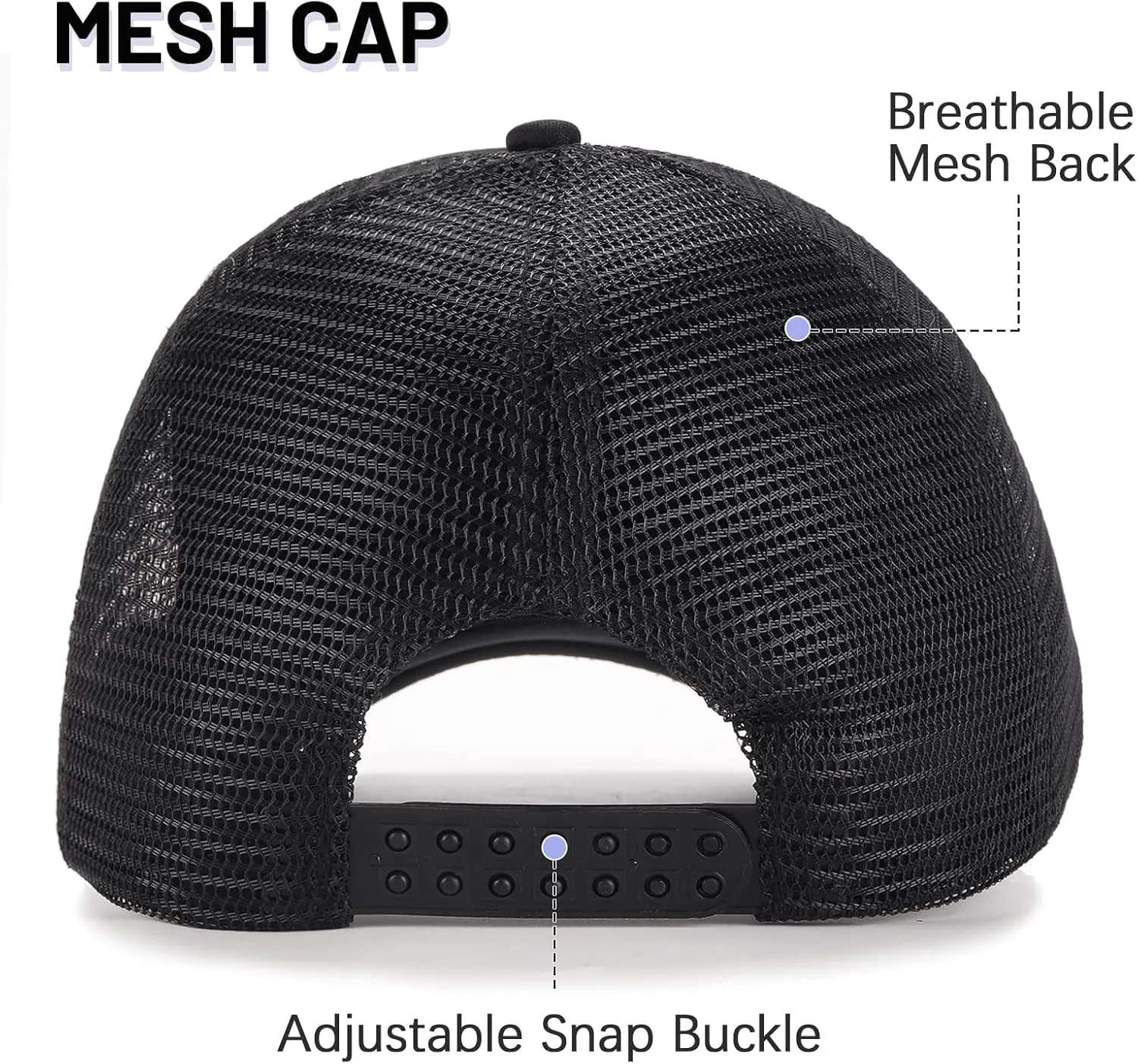 Ultrafun 10 Pack Trucker Hat Mesh Sublimation Blank Hats Adjustable Baseball Caps Hats for Men Women