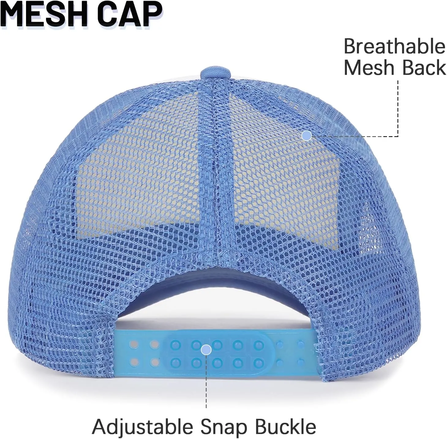 Ultrafun 10 Pack Trucker Hat Mesh Sublimation Blank Hats Adjustable Baseball Caps Hats for Men Women