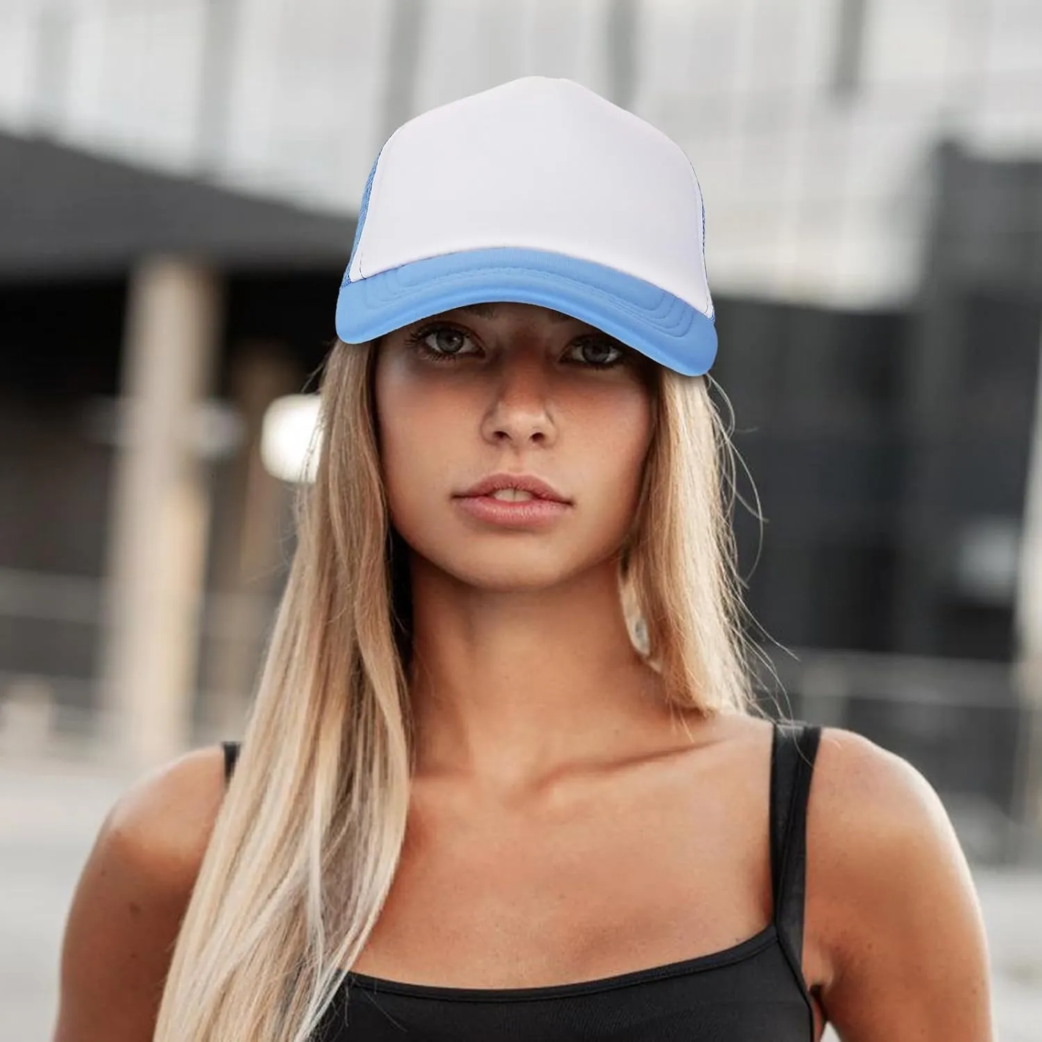 Ultrafun 10 Pack Trucker Hat Mesh Sublimation Blank Hats Adjustable Baseball Caps Hats for Men Women