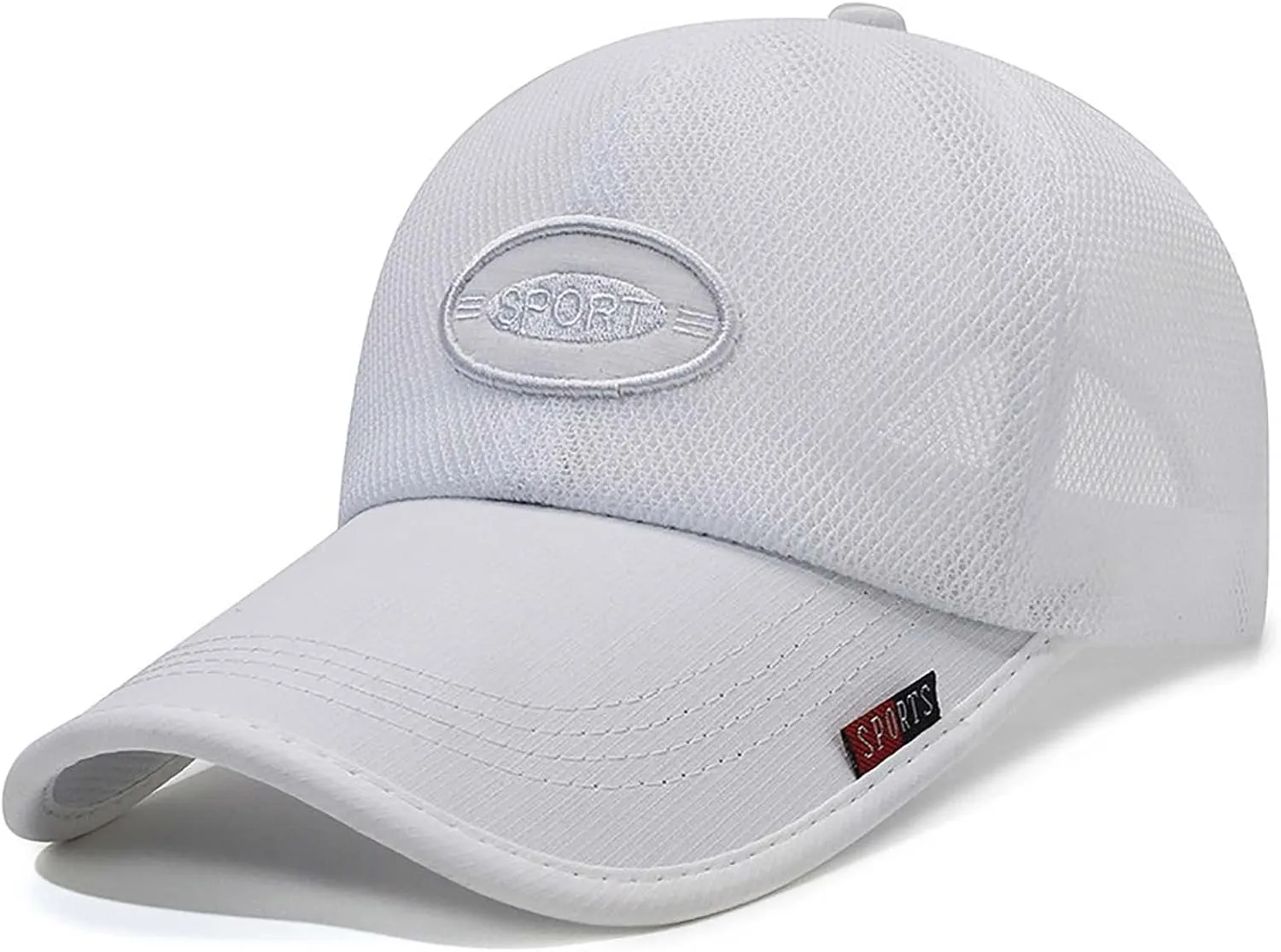 Unisex Breathable Full Mesh Hat Summer Mesh Baseball Cap Trucker Hat Baseball Cap for Men Women Outdoor Sports