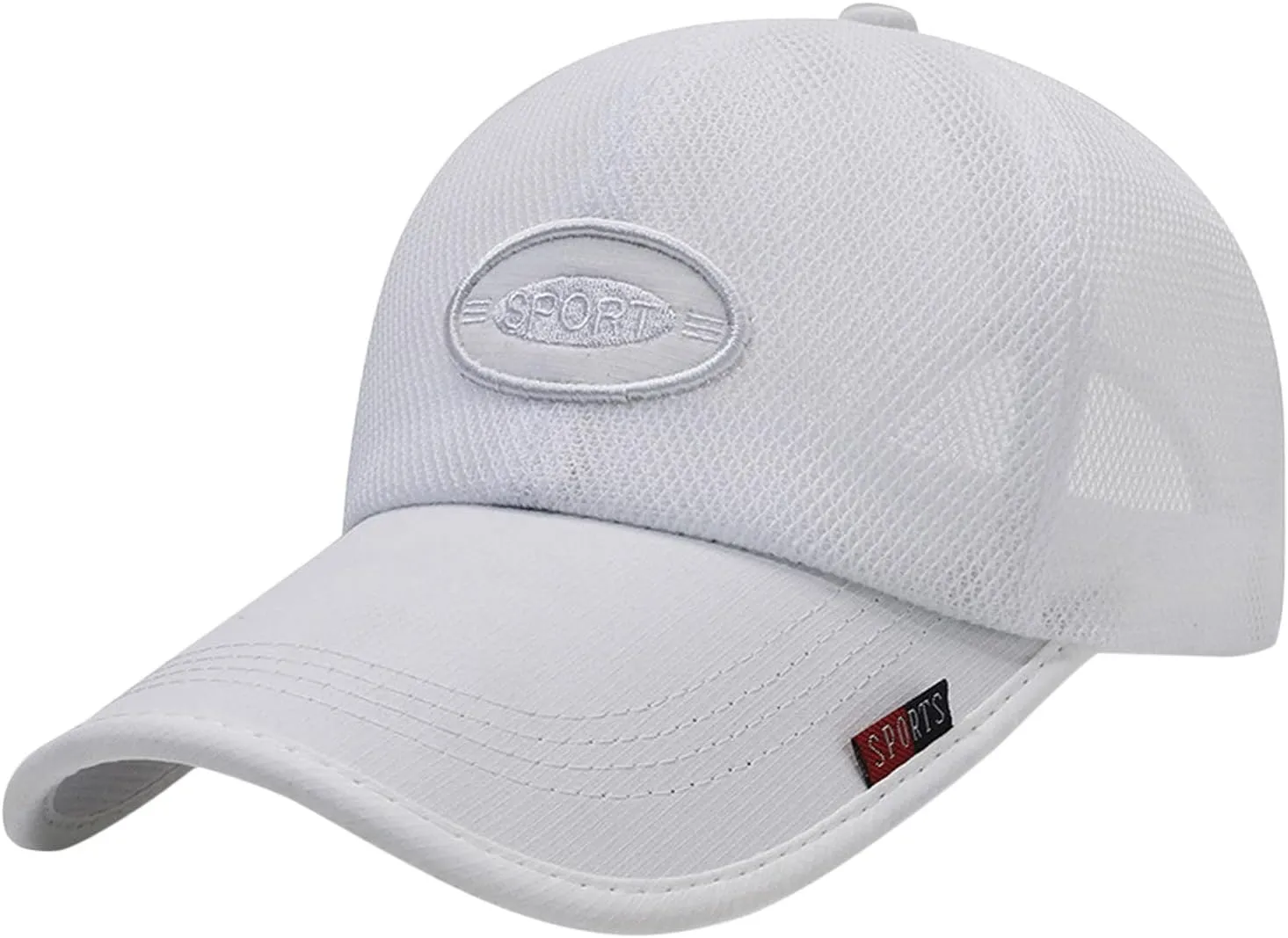 Unisex Breathable Full Mesh Hat Summer Mesh Baseball Cap Trucker Hat Baseball Cap for Men Women Outdoor Sports