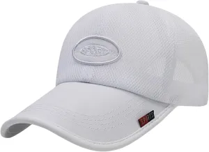 Unisex Breathable Full Mesh Hat Summer Mesh Baseball Cap Trucker Hat Baseball Cap for Men Women Outdoor Sports