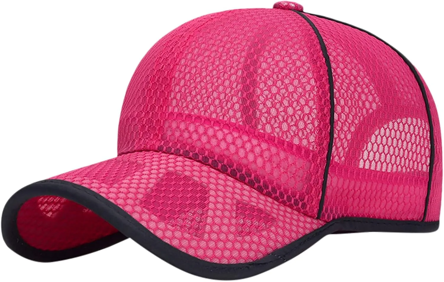 Unisex Quick-Dry Baseball Cap with Breathable Mesh Adjustable Sports Hat Running Cap Outdoor Sun Hat for Men