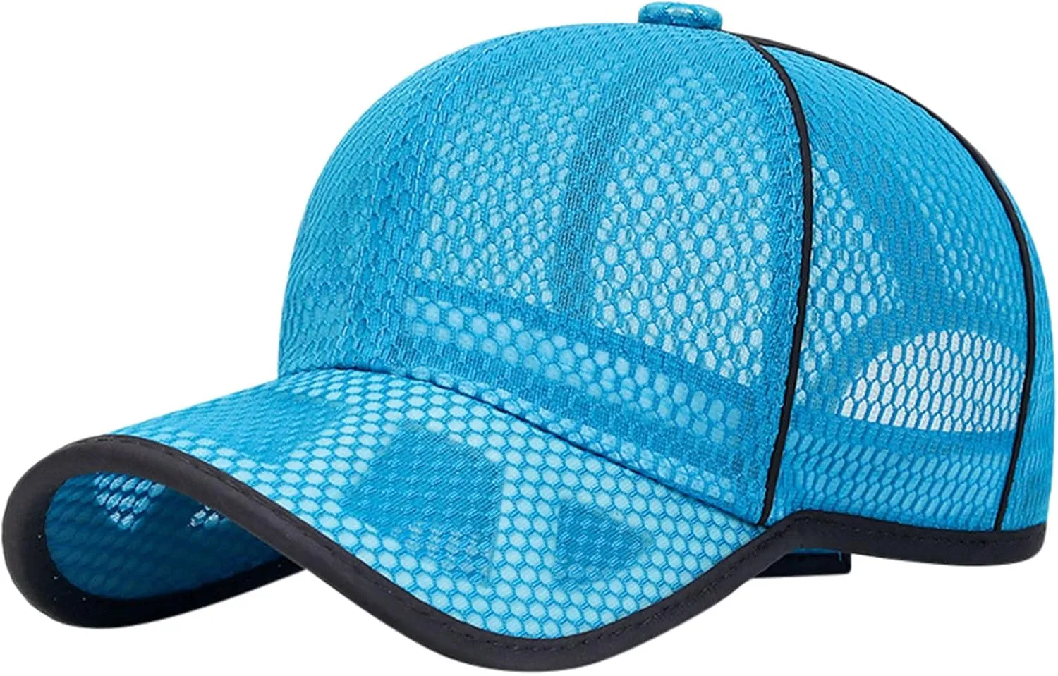 Unisex Quick-Dry Baseball Cap with Breathable Mesh Adjustable Sports Hat Running Cap Outdoor Sun Hat for Men