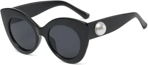 UV400 Vintage Cat Eye Sunglasses Woman Retro Driving Round Metal Frame Sun Glasses For Female Mirror