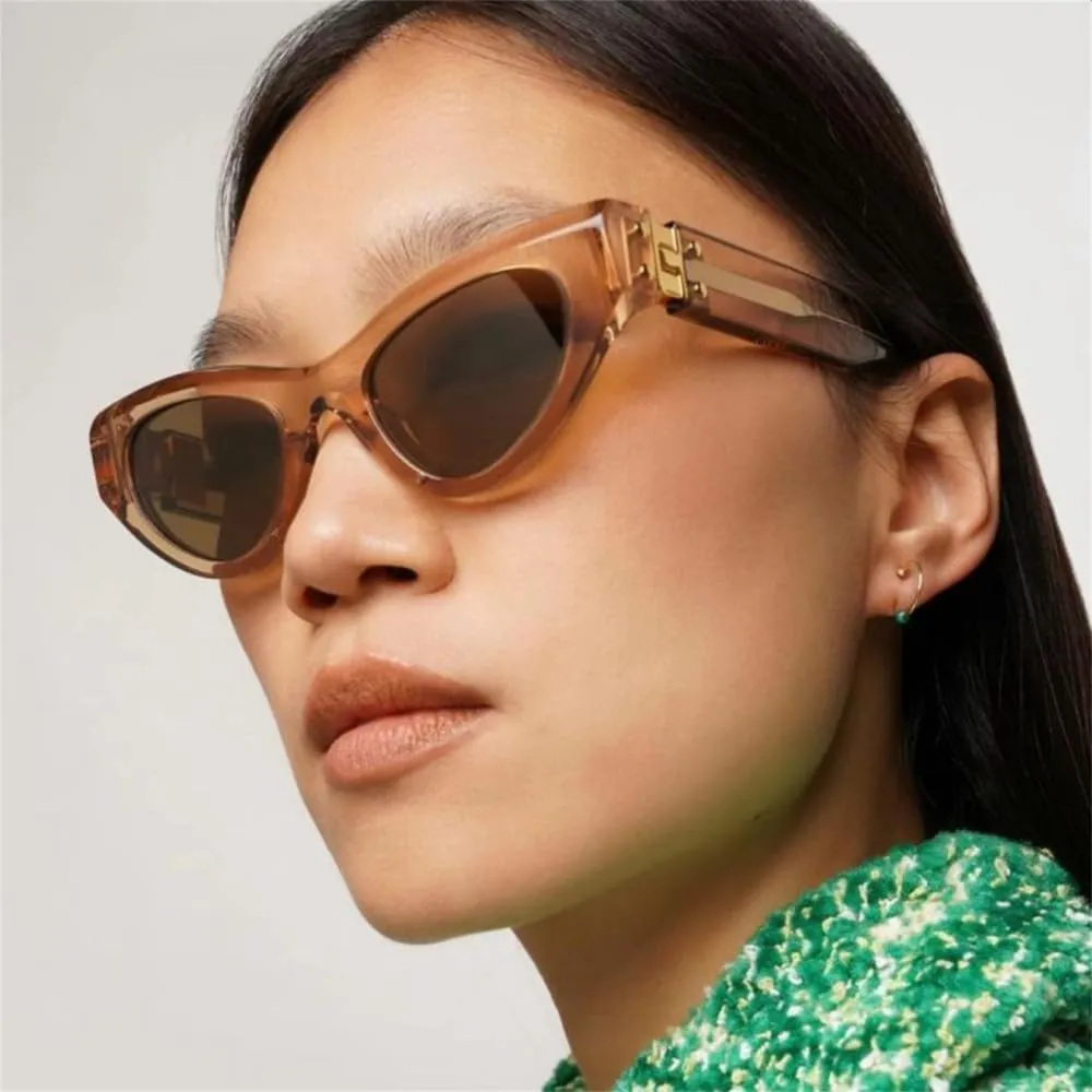 Vintage cat eye Sunglasses Women Retro Sun Glasses Female
