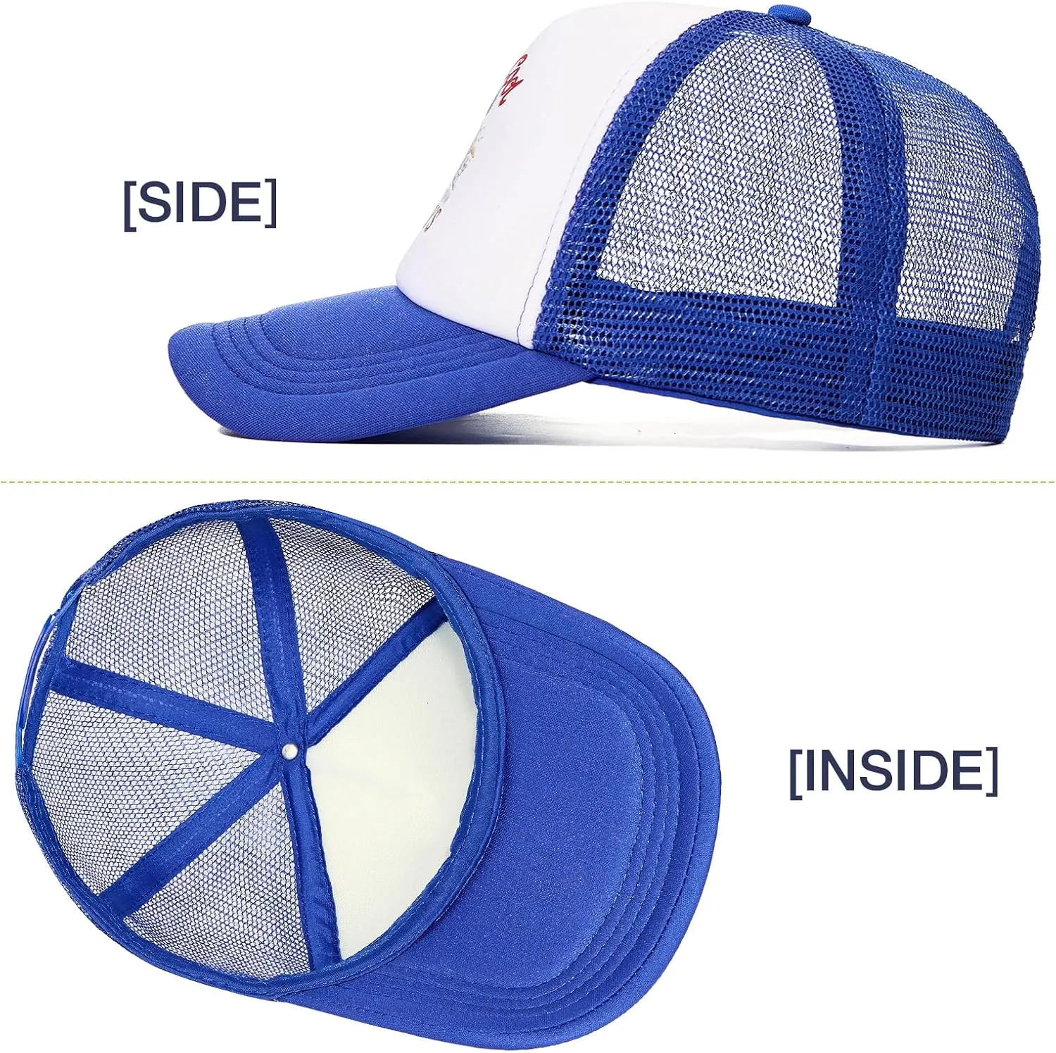 Vintage Trucker Hats Men Women Funny Cute Cowboys Trucker Hats Country Caps Adjustable Snapback Retro Trendy