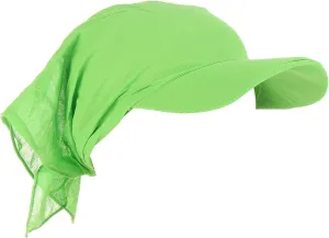 Visor Hats for Women UPF 50  UV Sun Protective Packable Chemo Cancer Head Scarf Hat Wide Brim Golf Tennis Sun Visors Cap