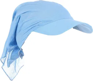 Visor Hats for Women UPF 50  UV Sun Protective Packable Chemo Cancer Head Scarf Hat Wide Brim Golf Tennis Sun Visors Cap