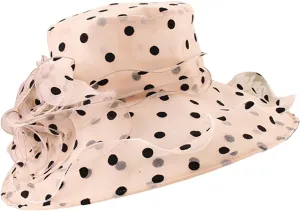 Women Sun Hat Fascinators Bucket Bowler for Tea Party Bridal Wedding Church Dress