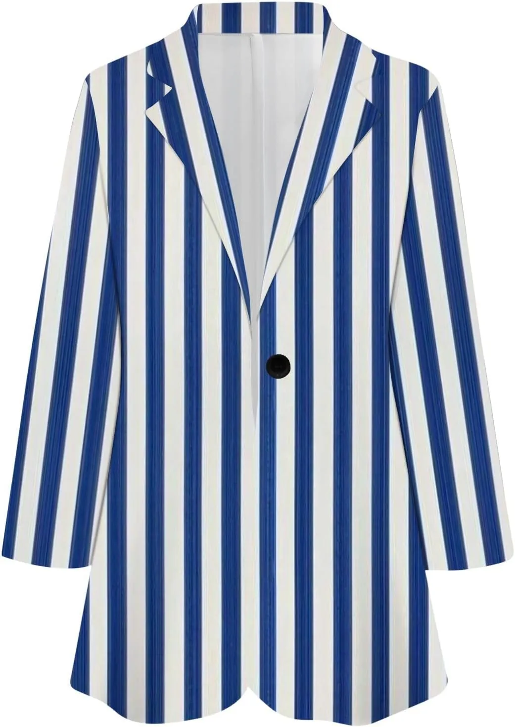 Women's Formal Trendy Long Sleeve Lightweight Blazer Jacket Plus Size,M-5XL